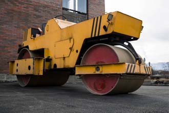 รถบดล้อเหล็กเรียบ