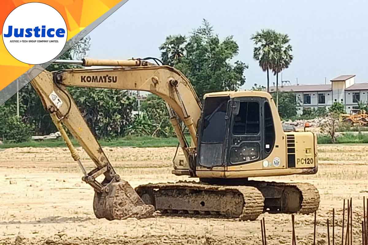 รถแม็คโคร เช่าแบคโฮ PC120