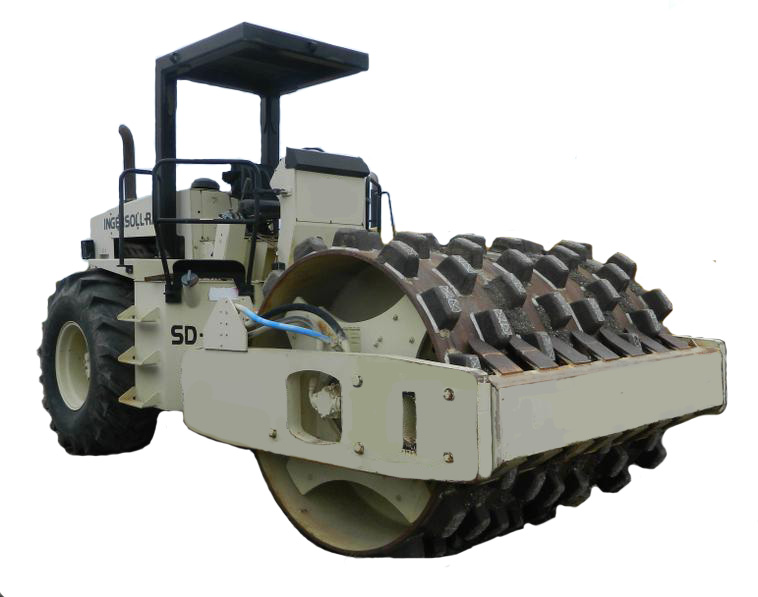 รถบดถนนล้อหนาม - ตีนแกะ